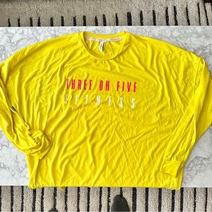 305 Fitness Yellow Long Sleeve Tee - Miami